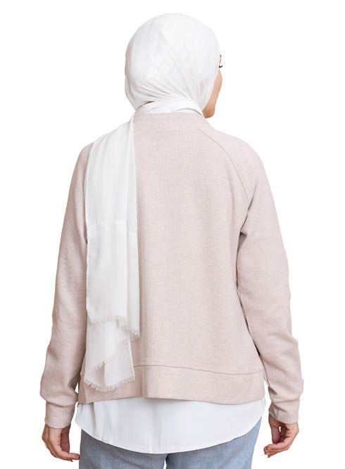 Soft Pink RD-Button Sweater